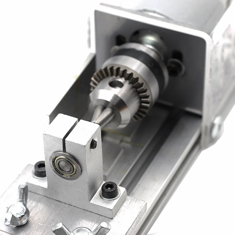 Wood Lathe Machine DC12-24V 96W Mini Lathe Beads Machine Woodwork DIY Standard Set Power carving cutter Wood