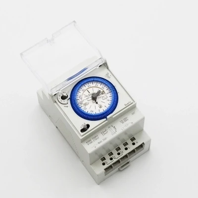 Analog Mechanical Timer Switch 110V-220V 24 hours Daily Programmable 15m 5X 