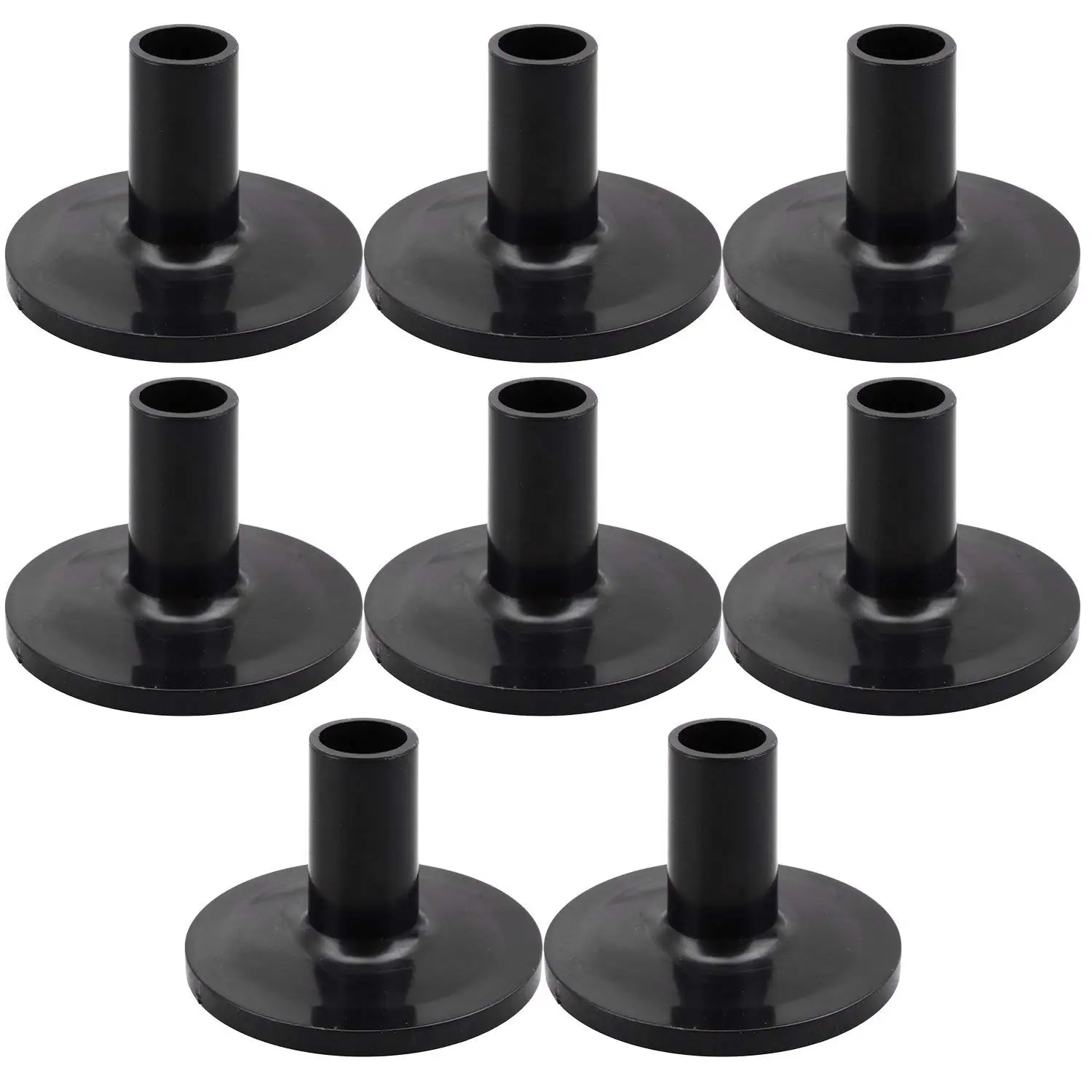 8Pcs Cymbal Sleeves 8PCS 37x26mm Black Drum Cymbal Sleeves Replacement
