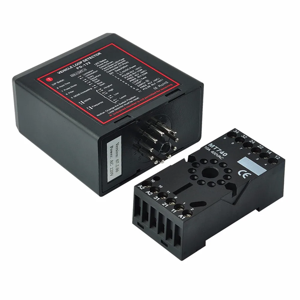 

vehicle access control single channel loop detector/ inductive loop parking detector for automatic remote gate barriers