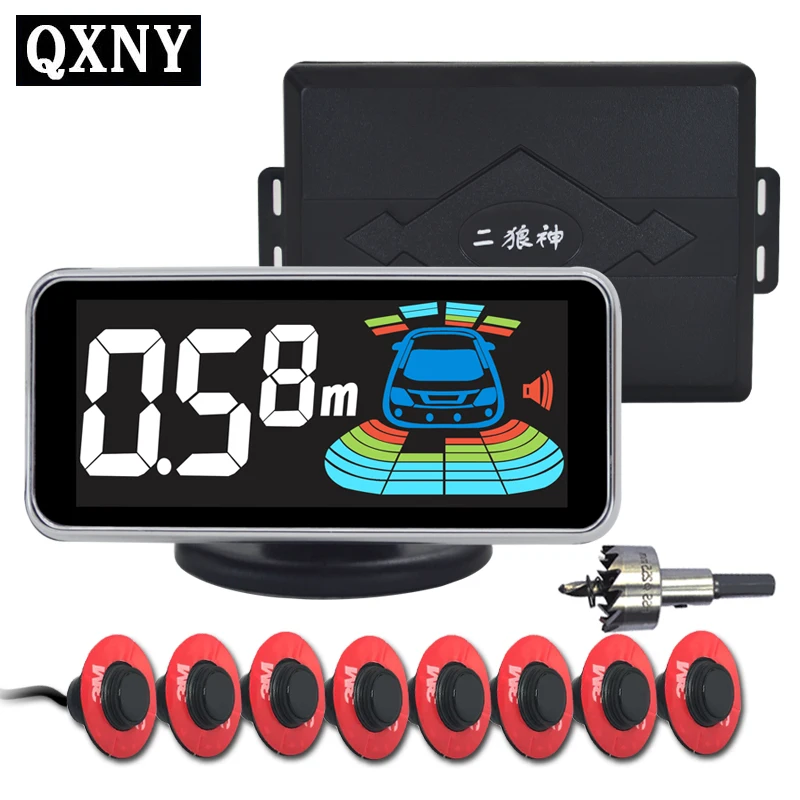 8 sensors NY606 Car Parking Sensor Automobile Reversing Radar parking car detector parking assistance parking radar Reverse 8 sensors NY606 Car Parking Sensor Automobile Reversing Radar parking car detector parking assistance parking radar Reverse