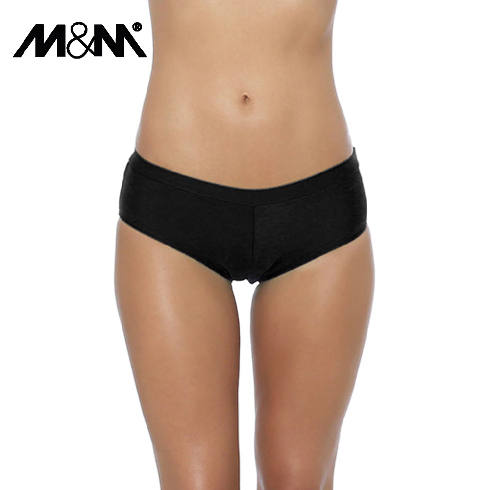 

M&M Swim Sporty Low Waist Swimwear Bottom Swim Suit 2019 Summer Print Striped Girls Bathing Suit Pants Sexy Swim Briefs B605