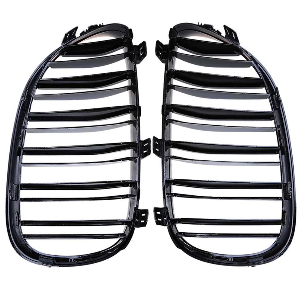 POSSBAY-Gloss-Black-Double-Lines-Kindly-Grille-Front-Grilles-for-BMW-E60-Sedan-E61-Touring-2003 (1)