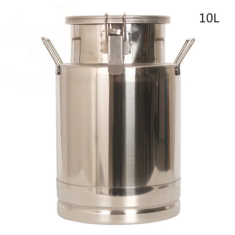 VEVOR Bidon à Lait Inox 20L Seau à Lait en Acier Inoxydable