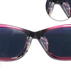 Сплошной цвет Противоскользящий силиконовый носовые упоры для очков Солнцезащитные очки инструмент