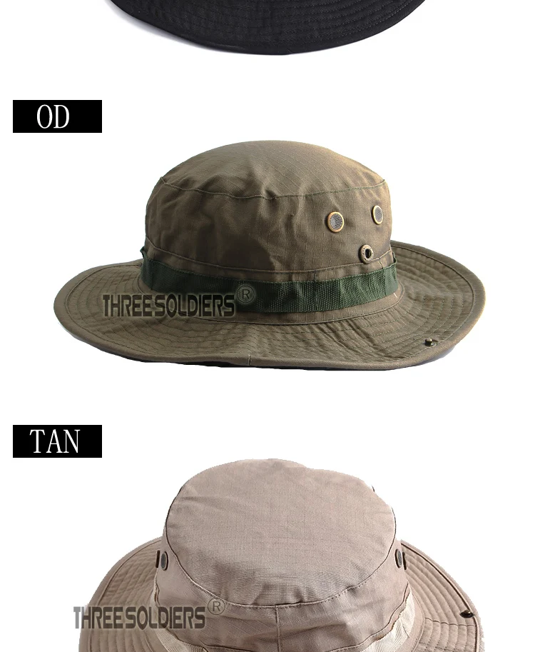 Открытый тактический камуфляж Зонт Boonie Hat летнее солнце Рыбалка шляпа Альпинизм свет для спорта и отдыха круглый шапки