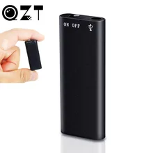 QZT Мини цифровой диктофон Профессиональный диктофон USB флеш-накопитель MP3 музыкальный плеер 3 в 1 память для хранения Grabador De Voz