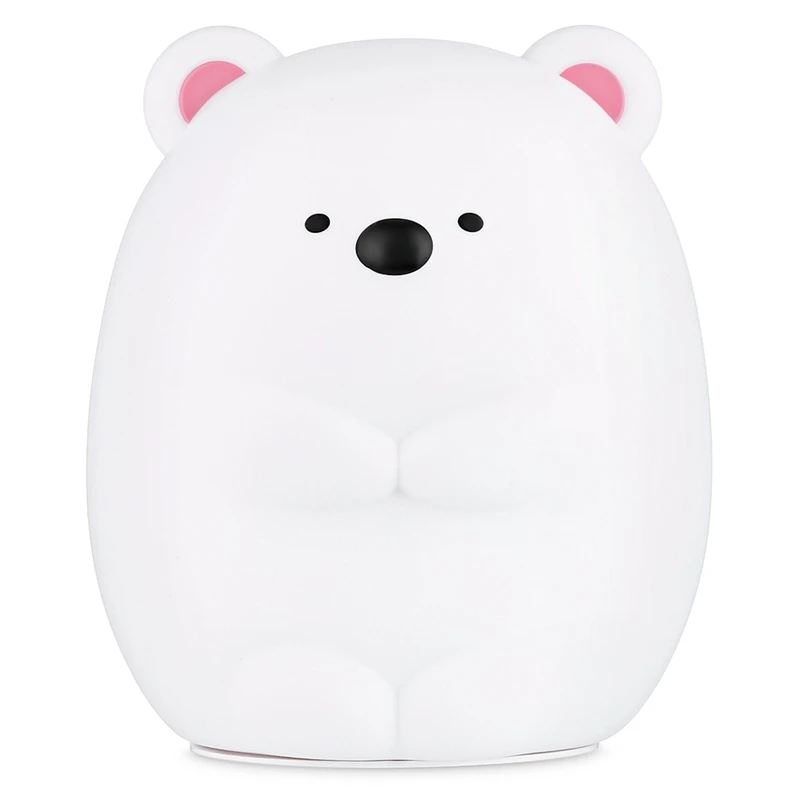 

Touch Sensor Led Colorful Bear Night Light Rechargeable Tap Control For Bedroom Living Room