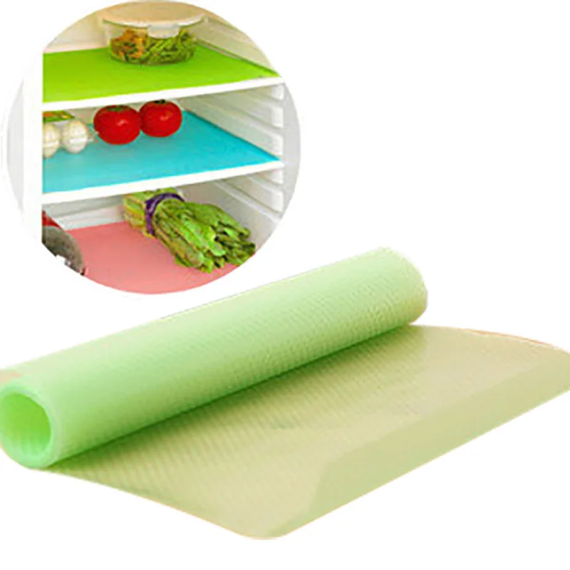 4Pcs Home Waterproof Refrigerator Drawer Cushion Pad Silicone