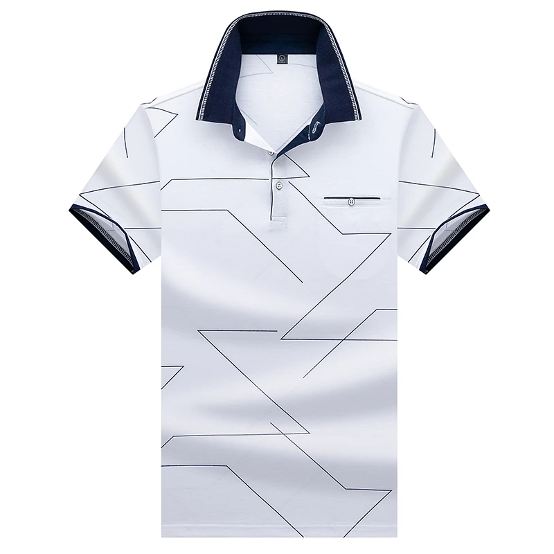 Высокое качество Tops & Tees Для мужчин поло из чистого полиэстера футболки Бизнес