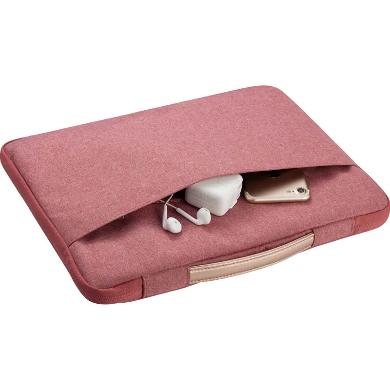 KK&LL For Apple Macbook Air / Pro / Retina / New Air 11 12 13 15- Laptop Notebook Carrying Protective Sleeve Case Bag - Цвет: Rose gold