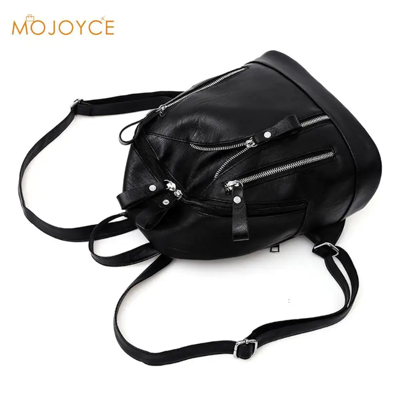 Женские однотонные рюкзаки Mochila рюкзак из искусственной кожи для девочек