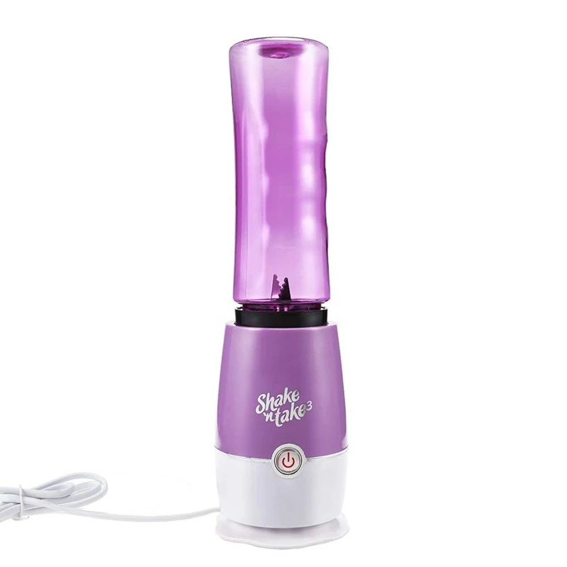 

New Smoothie Blender 1-Button Operation Juicer Blender 500 Ml Drinking Bottle 4 Stainless Steel Blades