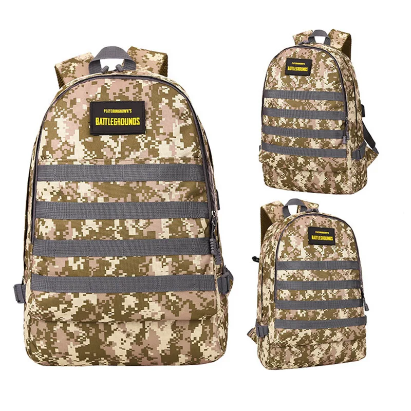 Men PUBG Backpack Multifunction Waterproof Teenage School USB Charging Backpacks Women Travel Level 3 Bag Boys Mochila BP0247 (22)