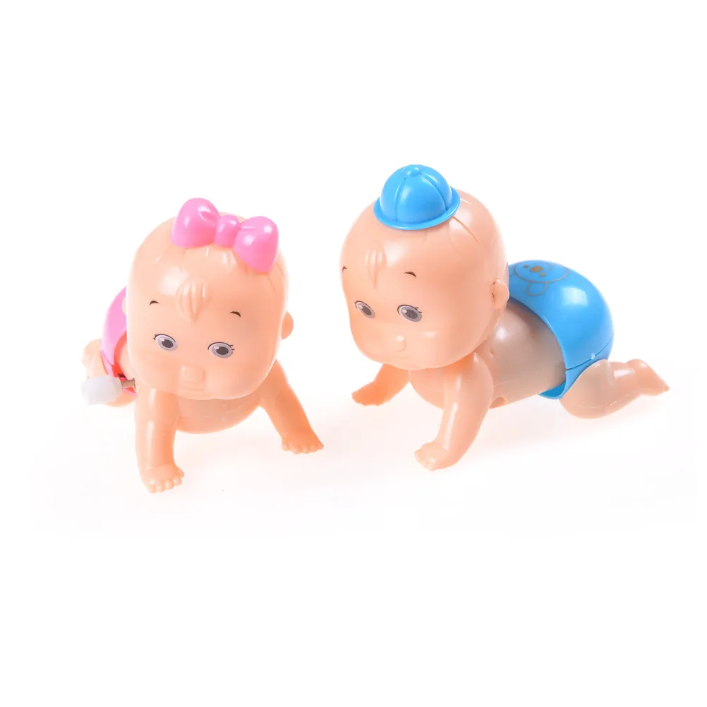 TOYZHIJIA новинка 1 предмет милые детские заводные ползать игрушки куклы подарок для