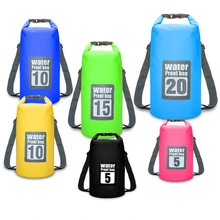 Водонепроницаемый плавательный мешок ведро сухой мешок сумка для хранения речной поход рафтинг Каякинг путешествия бочка для воды рюкзаки 5L 10L 15L 20L