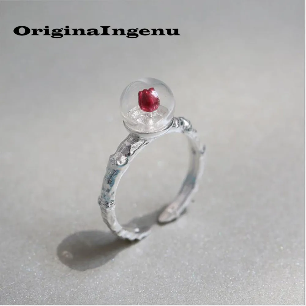 

Fairy Tale Rings The Little Prince Roses 925 Sterling Silver Vintage Creative Jewelry Wedding Things Haut Femme Rings for Women