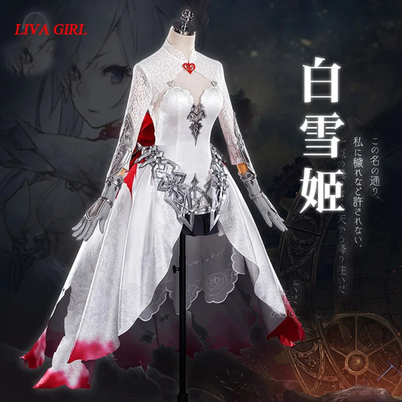 white gothic dress