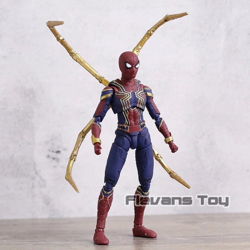 Avengers Infinity War Iron Spider PVC Action Figure Toy Spider-Man Movable Model Birthday Gift for Children Avengers Infinity War Iron Spider PVC Action Figure Toy Spider-Man Movable Model Birthday Gift for Children