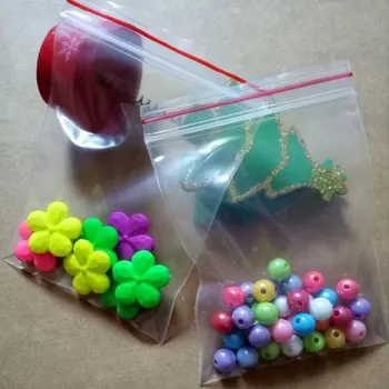 

1900pcs 8x12cm 9x13cm Transparent Pe resealable plastic retail packaging Bag ziplock poly bags zipper bag clothing Jewelry Bags