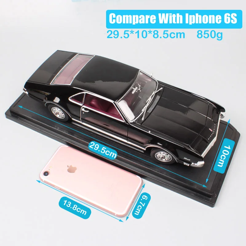 Ceny 1 18 big scale luxury klasyczny vintage Olds mobile Toronado 1966 GM Diecasts i pojazdy zabawkowe metal model samochodu miniatura dzieci chłopiec