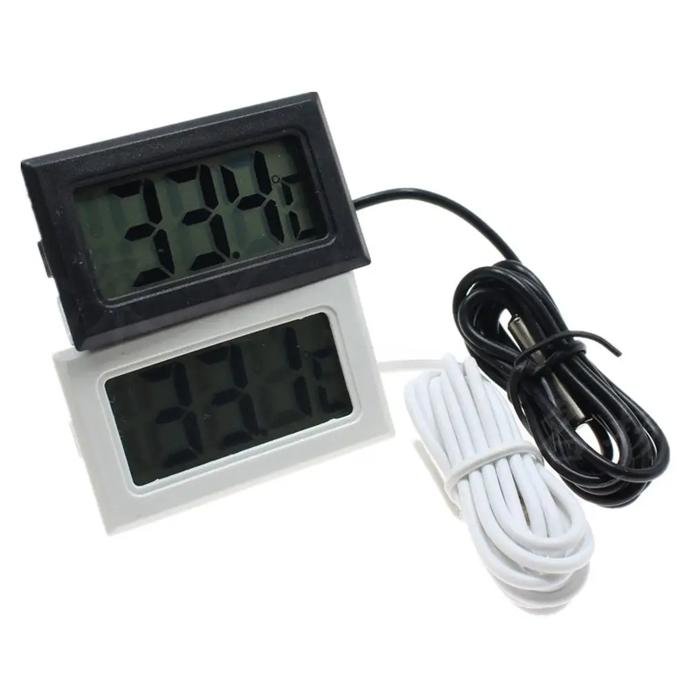 

LanLan Mini LCD Digital Thermometer with Waterproof Probe for Home Office