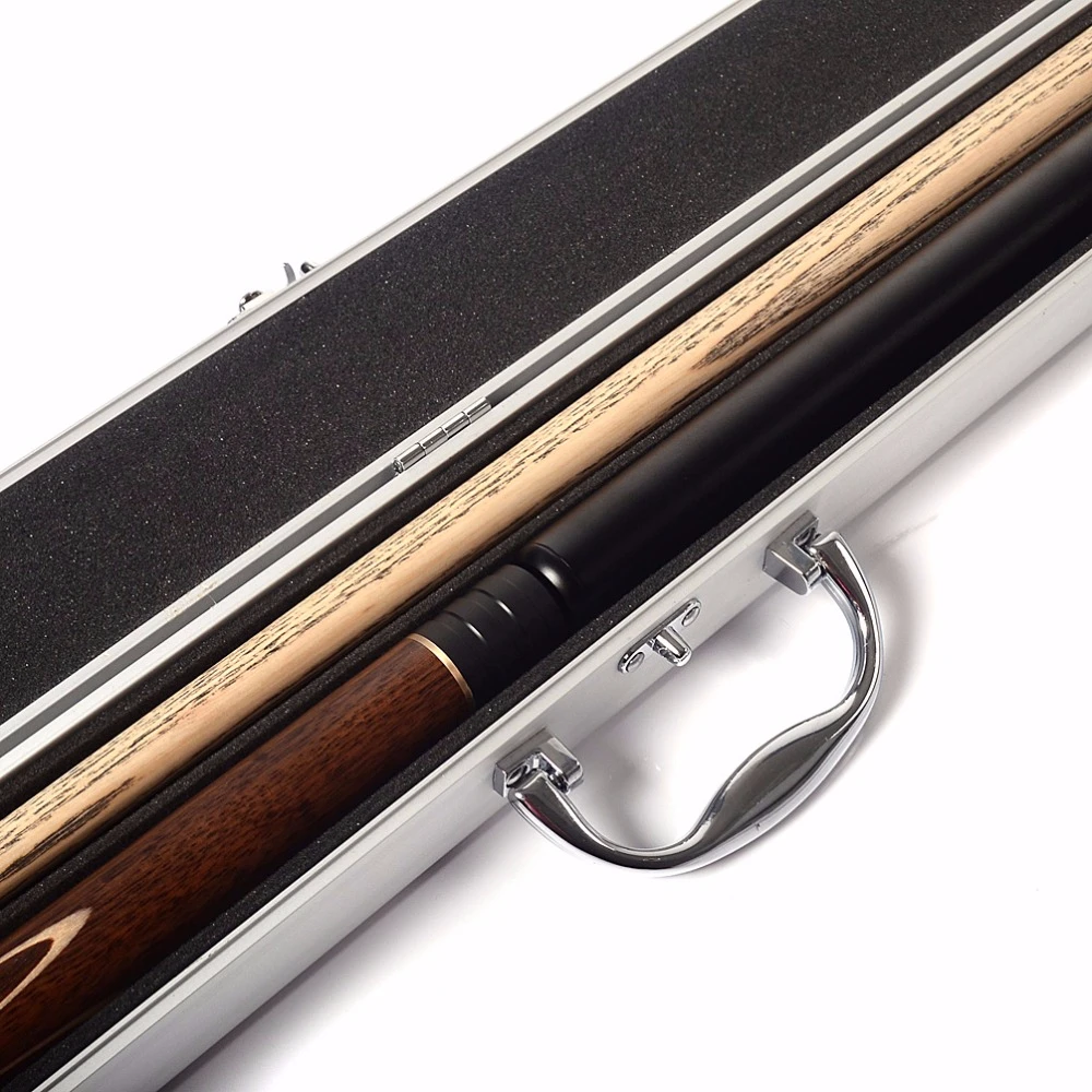 US $116.21 CUESOUL 57 Snooker Cue Handcraft 34 Jointed with Mini Butt End Extension Packed in Aluminium Cue Case