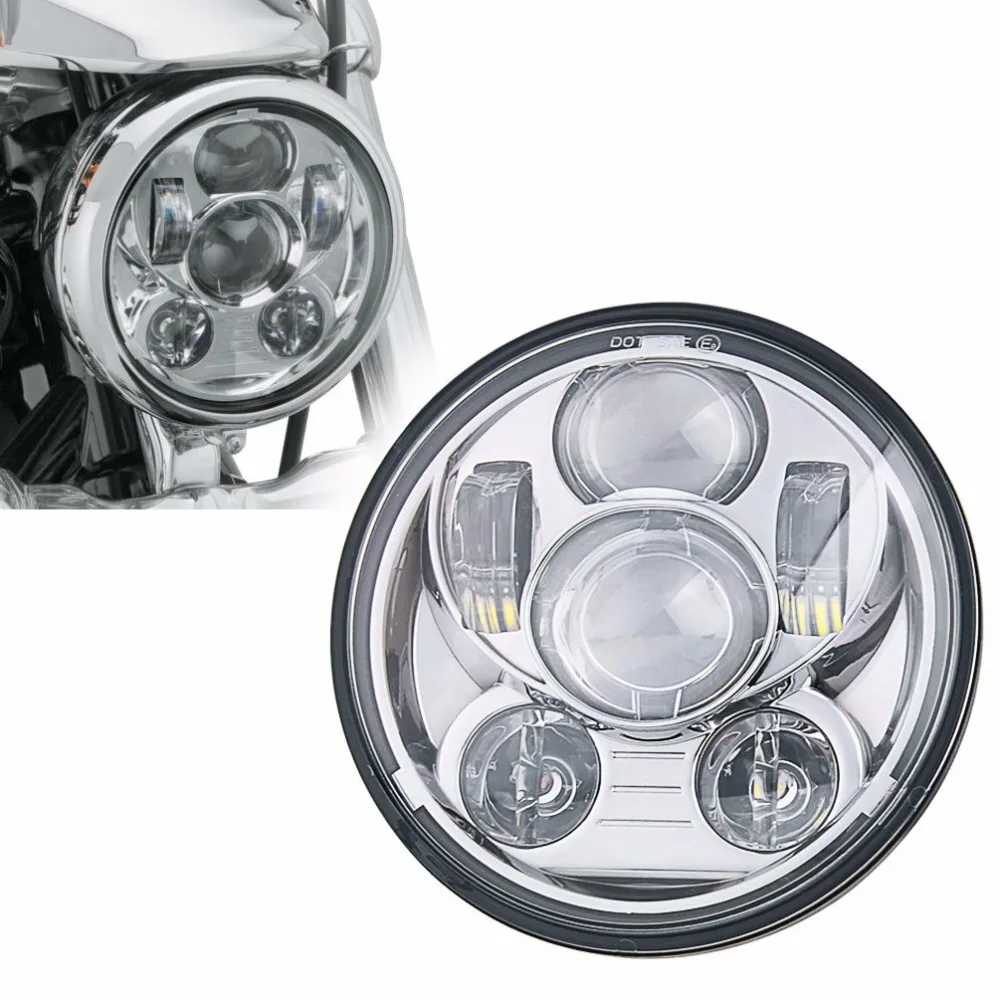  5.75 Inch Led Headlights For Harley Triumph Rocket iii 3 & Speed Triple & Street Triple & Thunderbi - 32812602655