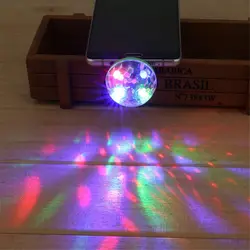Новый 5 Вт USB Powered мини светодио дный RGB LED дискотечный шар форма сценический вечерние эффект Party Club DJ свет для мобильного телефона PC pow банк