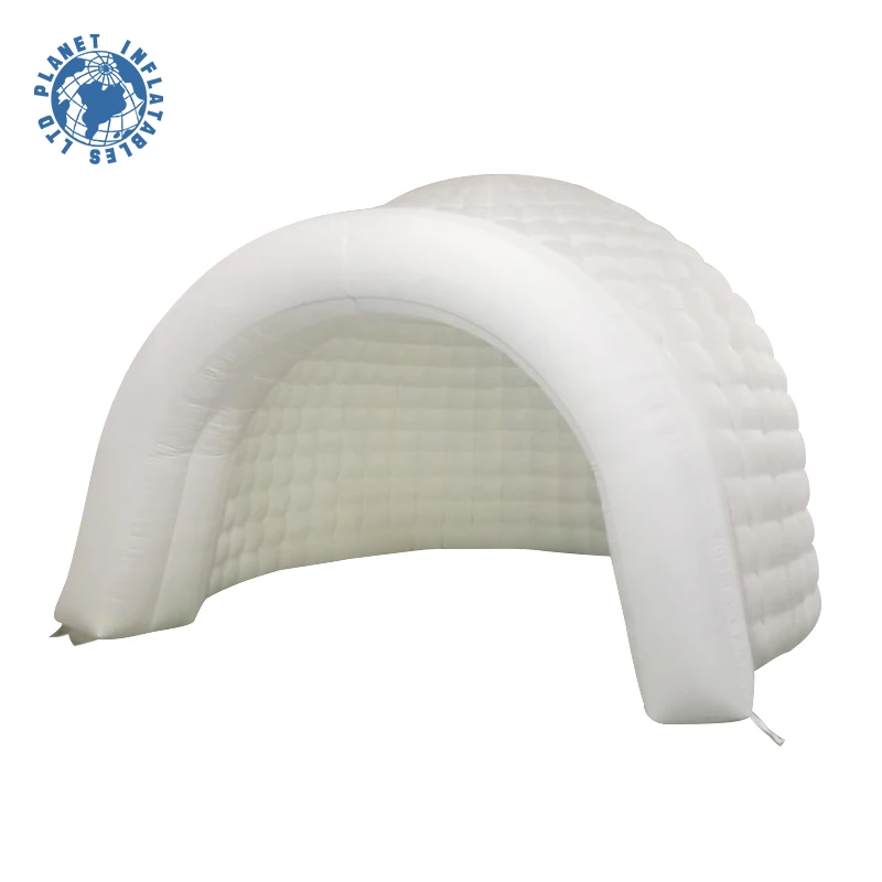

white outdoor cold air white 4m dia. inflatable igloo tent advertising inflatable booth tent inflatable dome tent for party