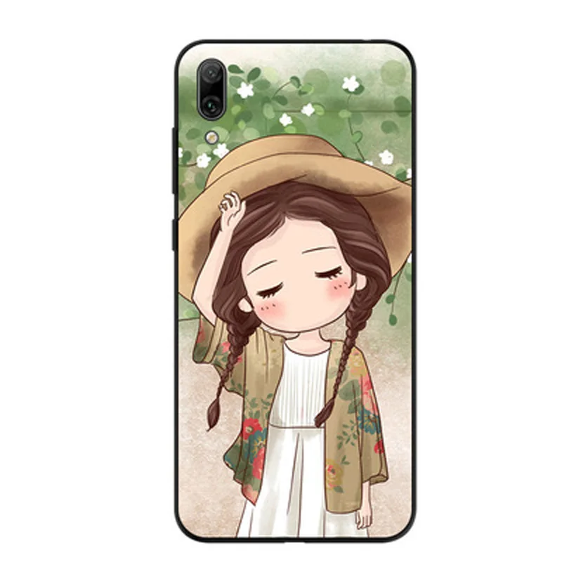 Чехол для Huawei Enjoy 9 мягкий силиконовый чехол из ТПУ с принтом Enjoy9 AL00 защитный