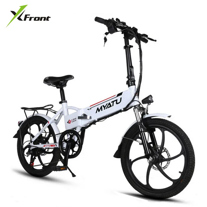 x-передний бренд, алюминиевая рама, 20 дюймов, электрический велосипед, 6 скоростей, складной мини-электро-велосипед, 250 Вт, литиевая батарея, электрический велосипед