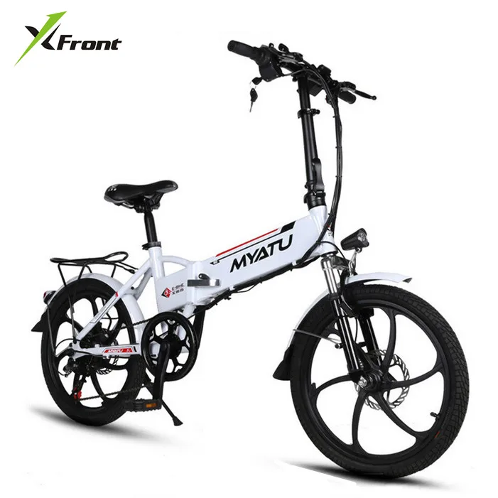 New X front brand Aluminum frame 20 inch electric font b bike b font 6 speed