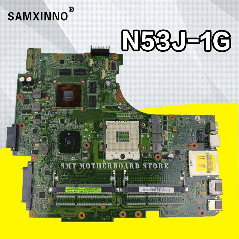 N53JG материнская плата 1G-REV: 2,2 для ASUS N53JN N53JQ N53JL материнская плата для ноутбука N53JG материнская плата N53JG тест материнской платы ОК