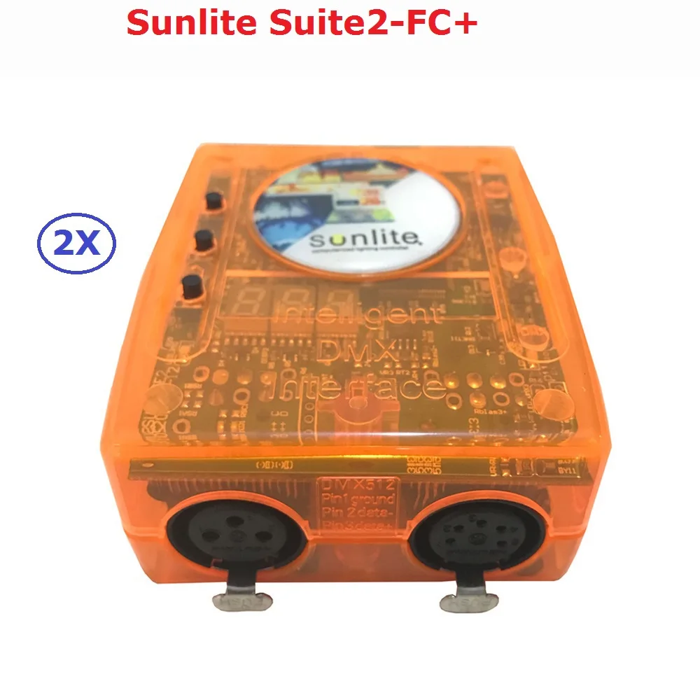 

Classic Virtual Dj DMX Controller Sunlite Suite2-FC+ USB Universal Serial Bus With Intelligent PC Software For Laptop Computer