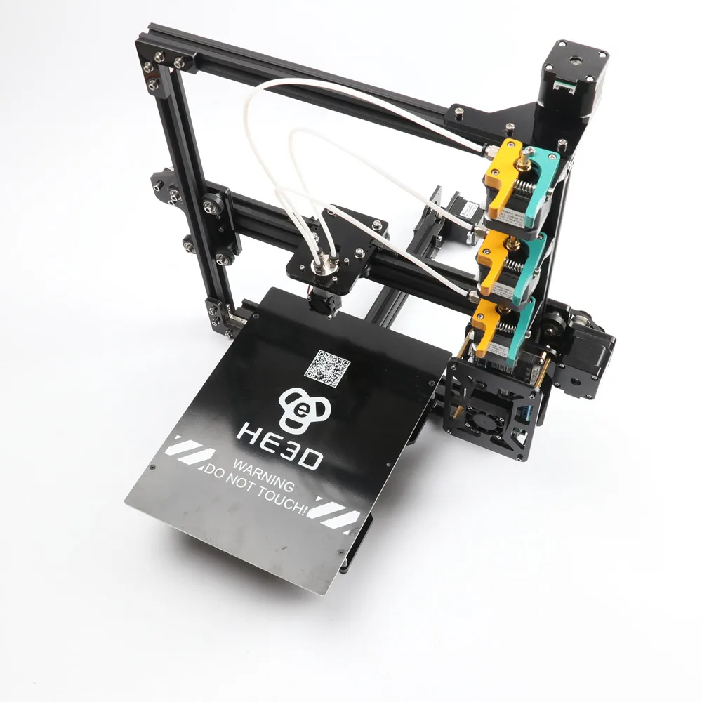 Распродажа новейший трехцветный 3D принтер HE3D EI3 набор сделай сам 3 в 1 печать
