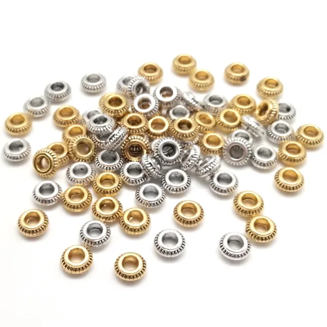 50 sztuk partia 7*3mm złoty kolor srebrny stop cynkowy metalowe koraliki okrągłe Spacer koraliki do tworzenia biżuterii DIY Charm bransoletka tanie i dobre opinie Ze stopu cynku Zinc Alloy zawieszki Okrągły kształt moda 3 5mm 50 sztuk partia 7*3mm złoty kolor srebrny stop cynkowy metalowe koraliki okrągłe Spacer koraliki do tworzenia biżuterii DIY Charm bransoletka tanie i dobre opinie Ze stopu cynku Zinc Alloy zawieszki Okrągły kształt moda 3 5mm