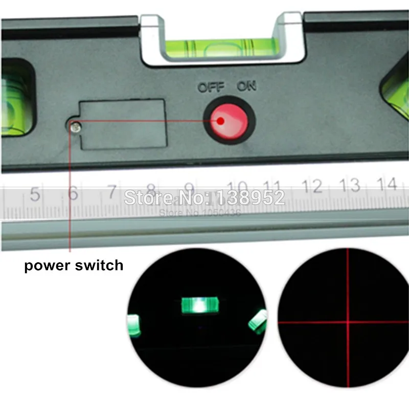 4 в 1 блистерные Лазерные уровни Горизонт Вертикальная измерительная лента выравниватель лазерные маркировочные линии Линейка Инструмент