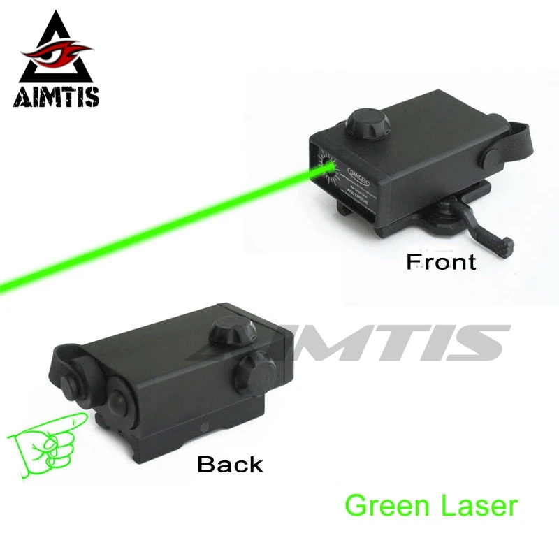 AIMTIS Glock красный и зеленый лазер комбинируется в один выходной пистолет регулируемый, с быстрым сбросом подходит 20 мм пикатинная рельсовая Охота Аксессуар