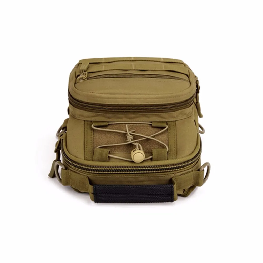 Outdoor Men 1000D Nylon Tactical Military Travel Hiking Messenger Sling Pack Chest Bag