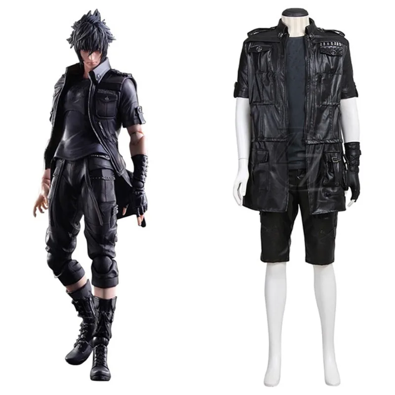 Final Fantasy XV FF15 Noctis Lucis Caelum Noct Cosplay Costume Outfit Suit