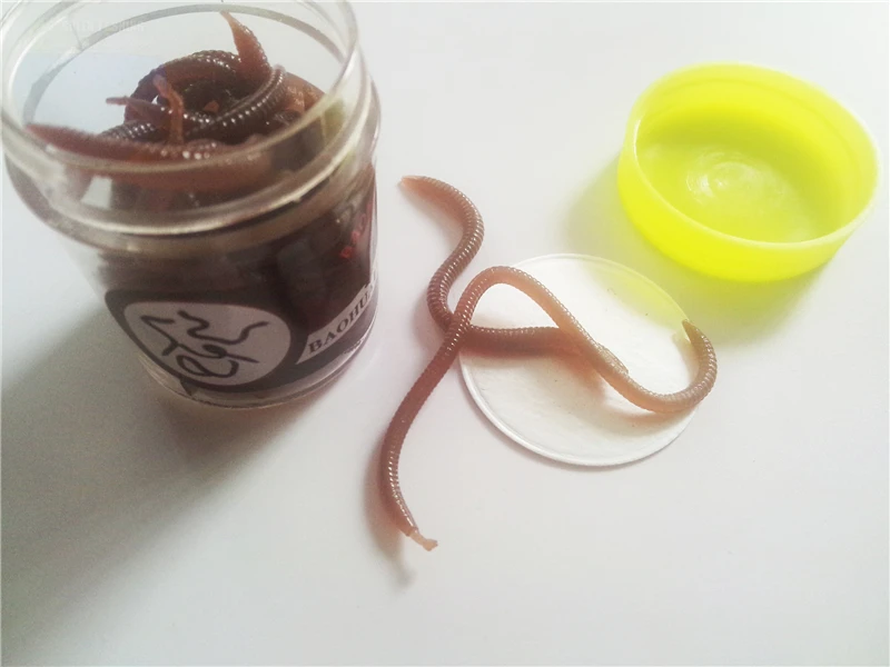 2 бутылки 40g морские черви Clamworm Мягкая приманка рыболовные дождевой червь блесна