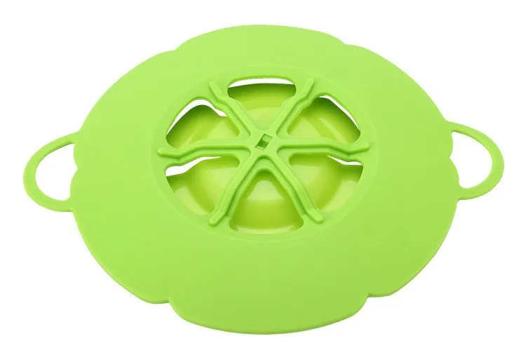 Multifunction Flower Shape Silicone Stop Spill Cover Lid High Temperature Resistant Pan Cover