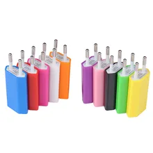 Candy EU Plug USB Wall Charger Travel Home AC Charger Adapter for iPhone 5s 6s 7 for Samsung S6 S7 Mobile Phone Charger CH05