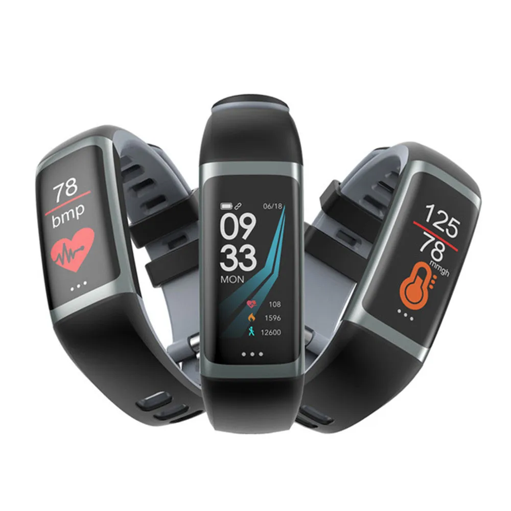 Цветные Смарт часы для мужчин/женщин Reloj Inteligent HR BP Smartwatch приложение GPS подходит