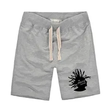 Классические мужские шорты с принтом в виде регги и музыкальной головы, повседневные короткие брюки для мужчин в стиле Харадзюку, мужские шорты в стиле хип-хоп