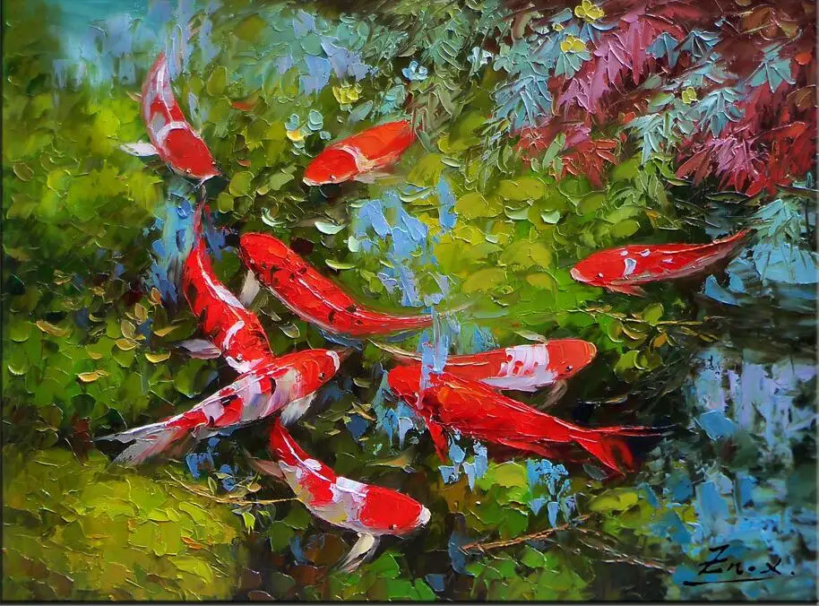 Картина Золотые Рыбки Купить