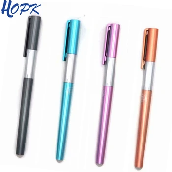 

4 Pcs/ Set Luxury style Erasable Pen Handle 0.38mm Blue/Black Ink Refill Gel Pen Rod for School Office Supplies Tool Stationery
