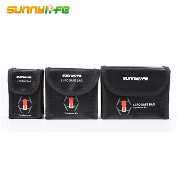 

FOR DJI Mavic AIR Lipo Battery Explosion-proof Safe Bag Mavic Air Battery Fireproof Case Fiber Storage Box Protector