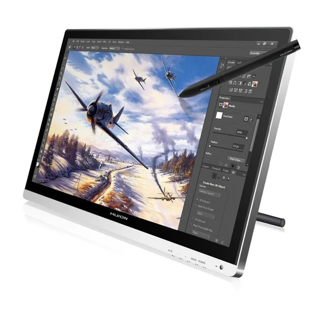 Special Offers Huion GT-220 21.5" IPS Panel LCD Digital Tablet Monitor Drawing Graphics Interactive Pen Display tableta grafica + Cleaning Kit